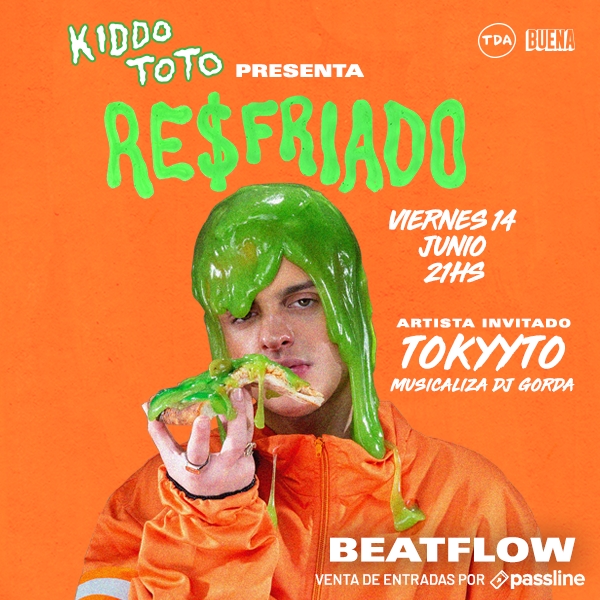 Toto Ferro presenta en vivo su nuevo álbum RE$FRIADO, el 14 de Junio en Beatflow!