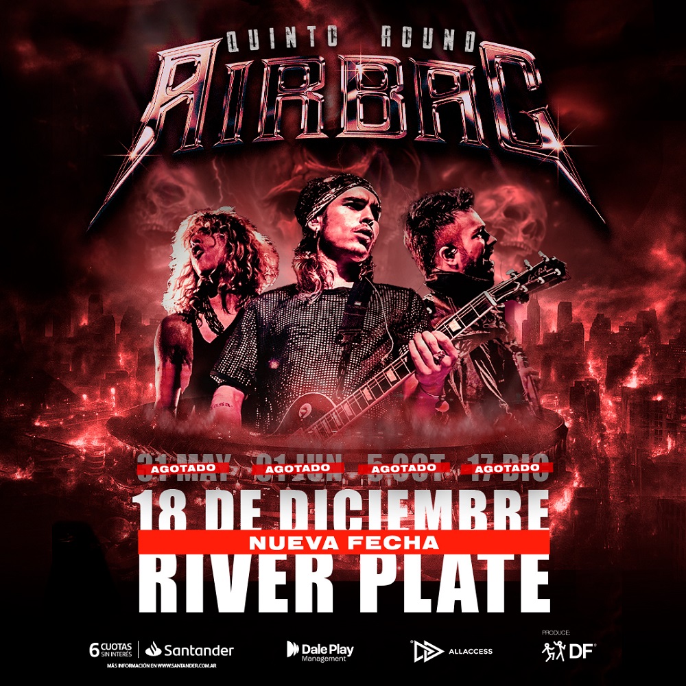 Airbag consagra un año monumental con su quinto estadio  River Plate en 2025