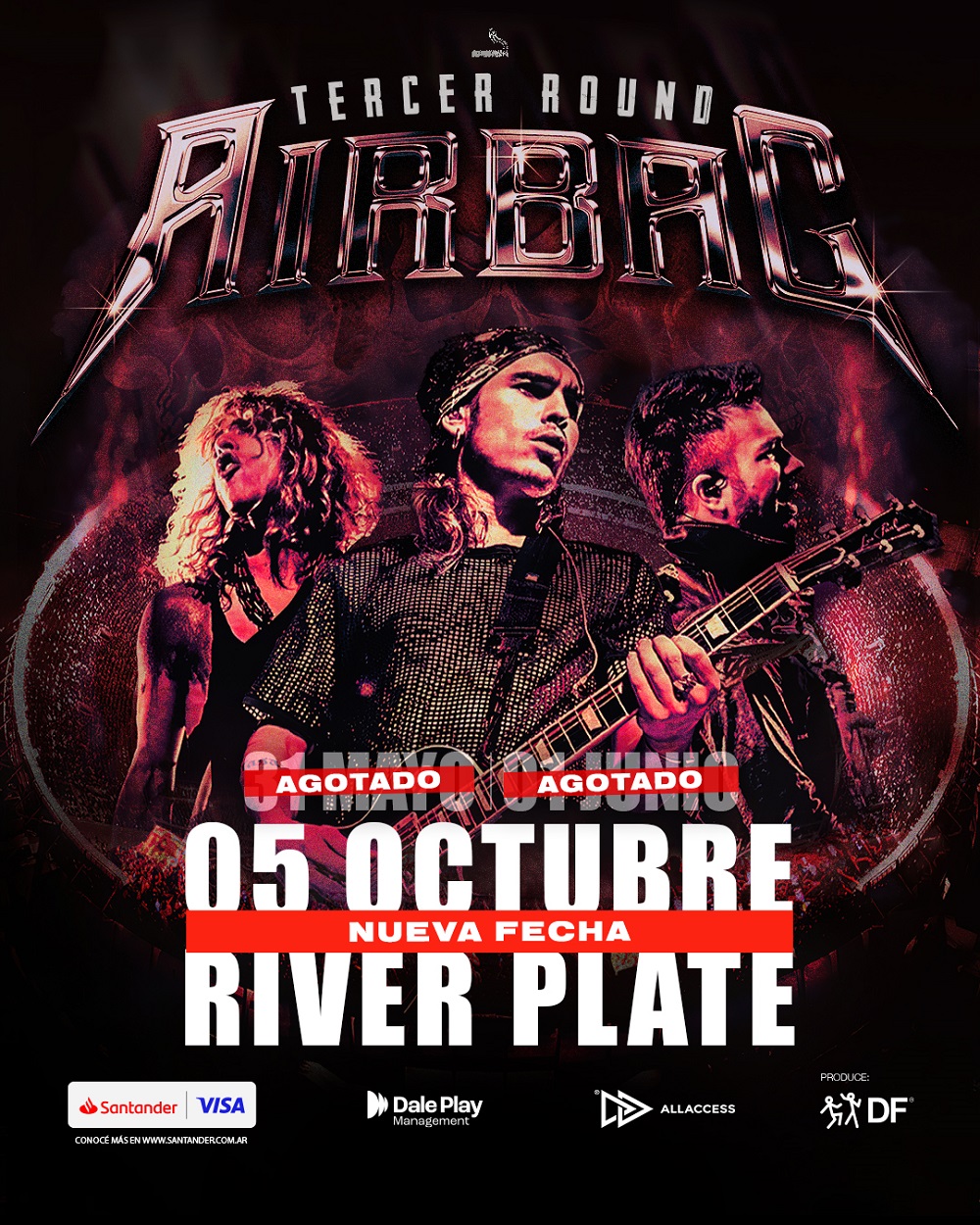 ¡Tercer round de Airbag en River el 5 de octubre!