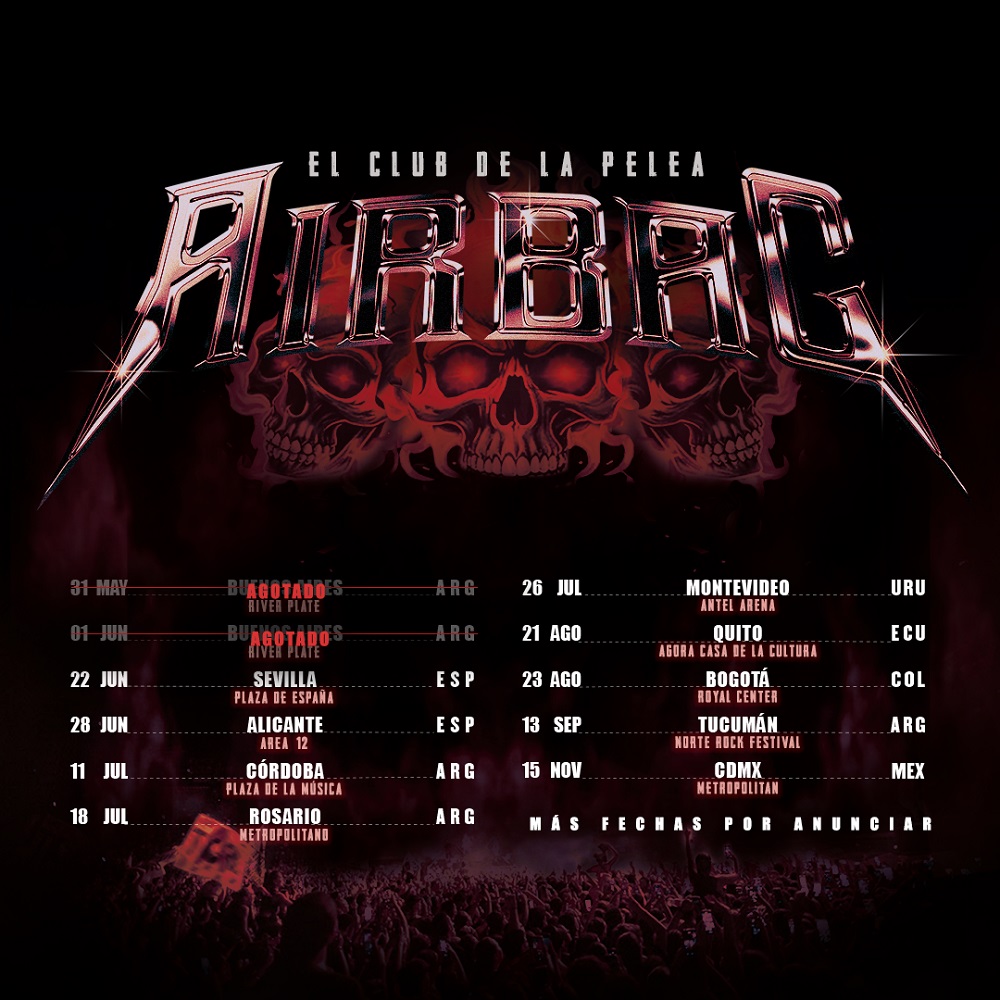 Airbag arranca la gira de &quot;El Club de La Pelea&quot; tras un debut demoledor en River