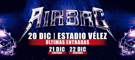 Airbag ¡Llega el cierre de año más esperado!