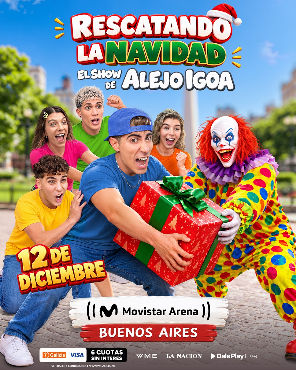 Alejo Igoa estrena su nuevo show "Rescatando la Navidad" en el Movistar Arena