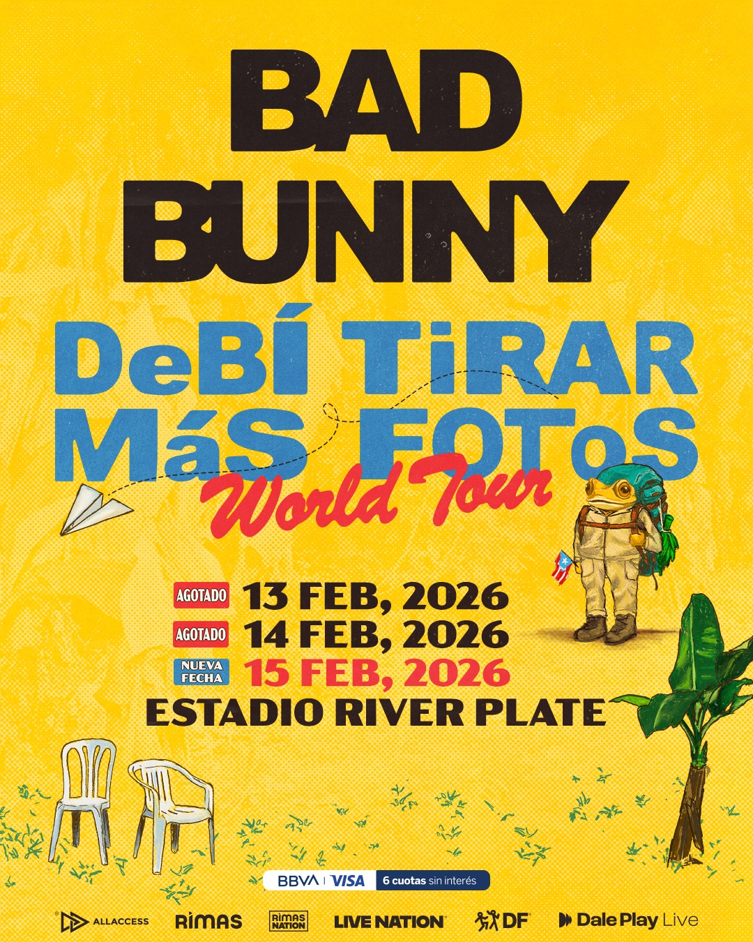 Bad Bunny ¡doble sold out y tercera fecha en Argentina!