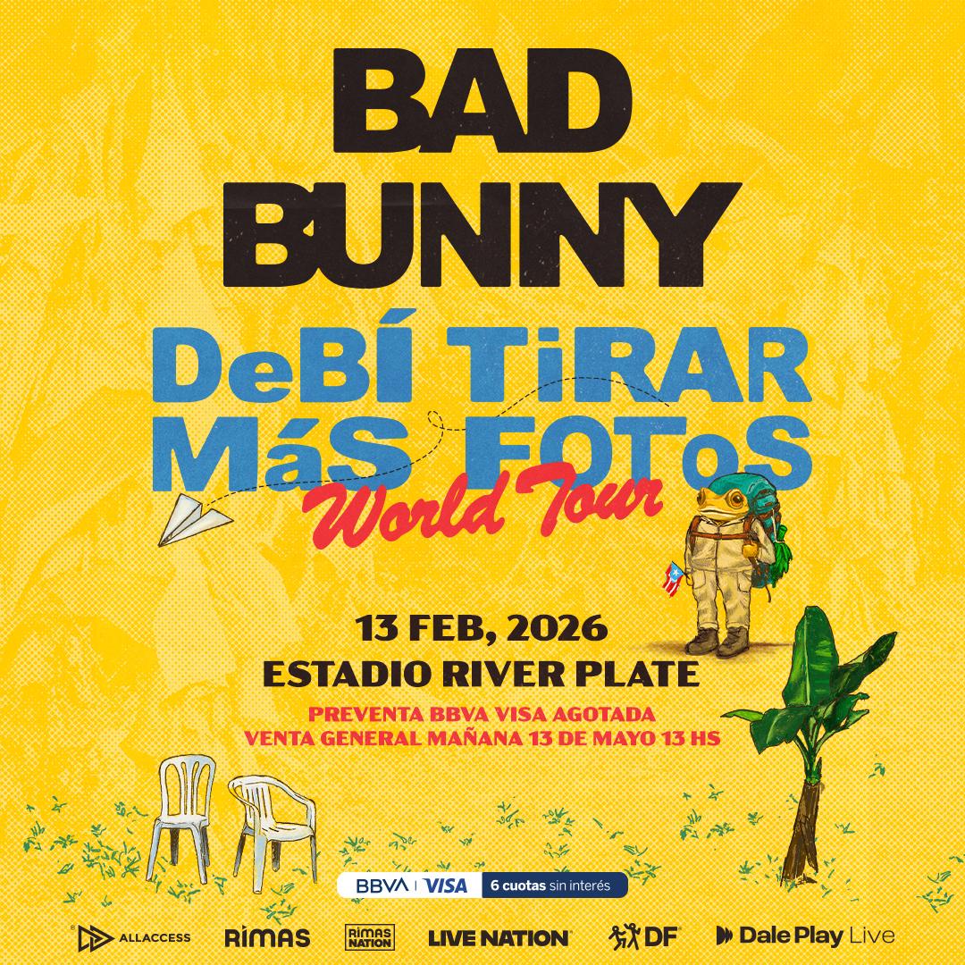 Bad Bunny ¡preventa agotada! crece la locura por su visita a la Argentina