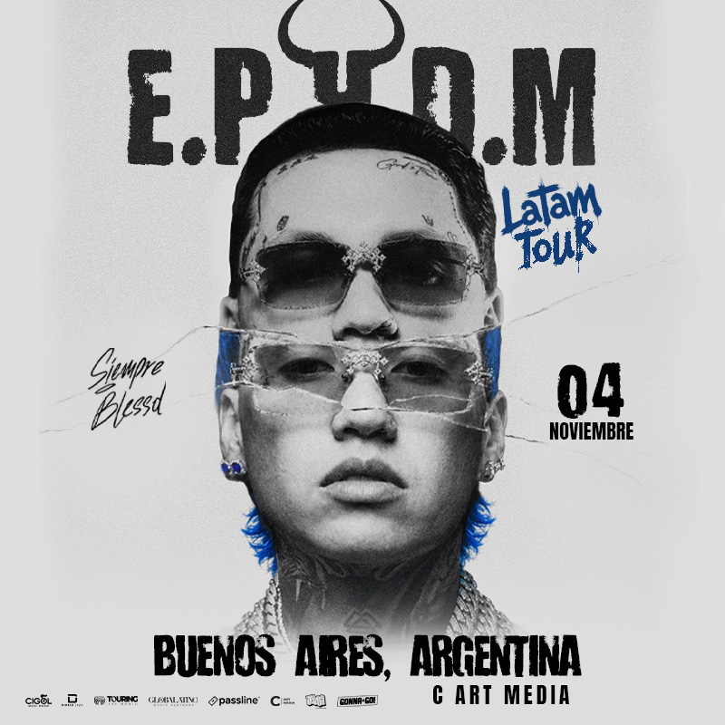 Blessd: El aclamado "EPHDM TOUR" tendrá su paso por Buenos Aires