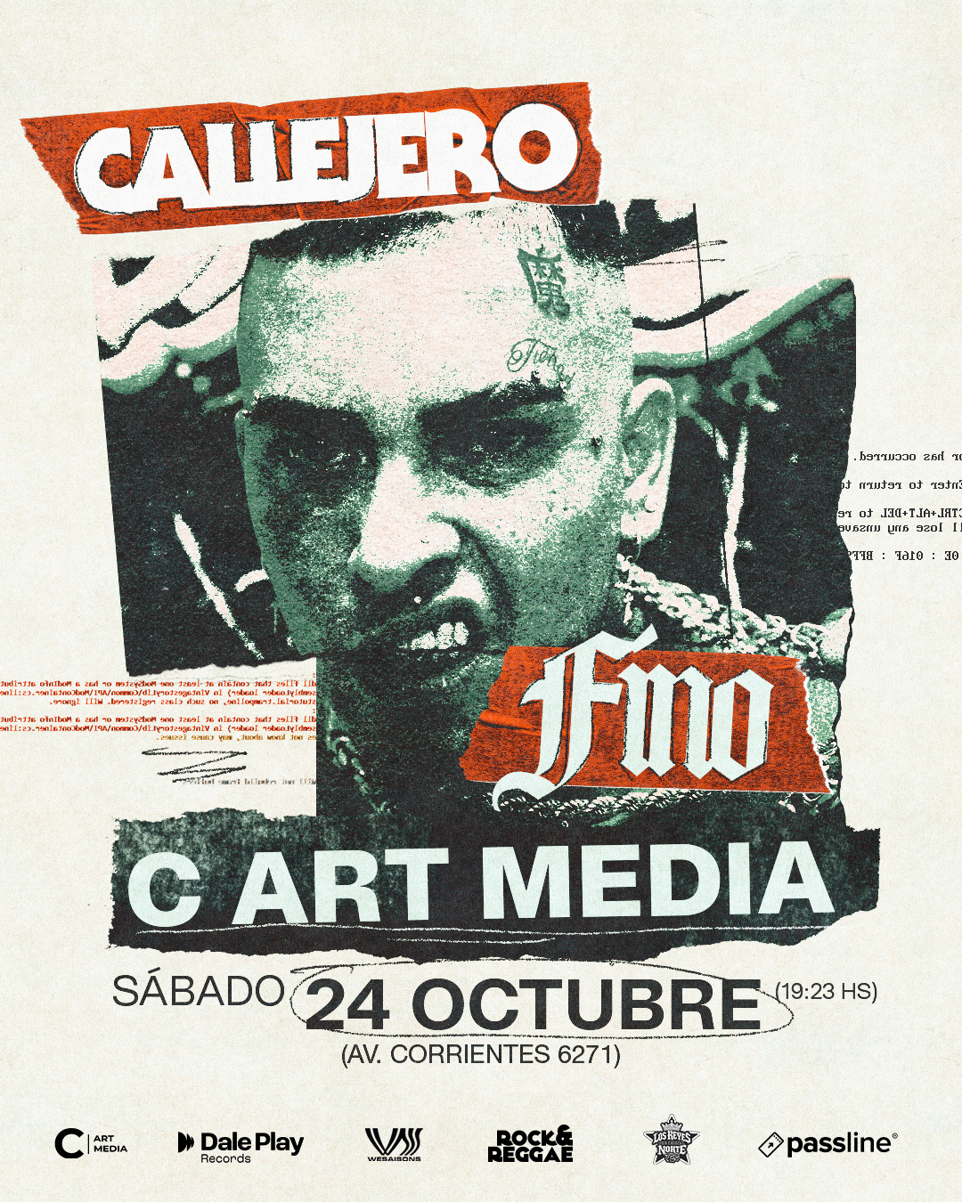 Callejero Fino anuncia su esperado regreso a los escenarios con un show en el C Art Media 