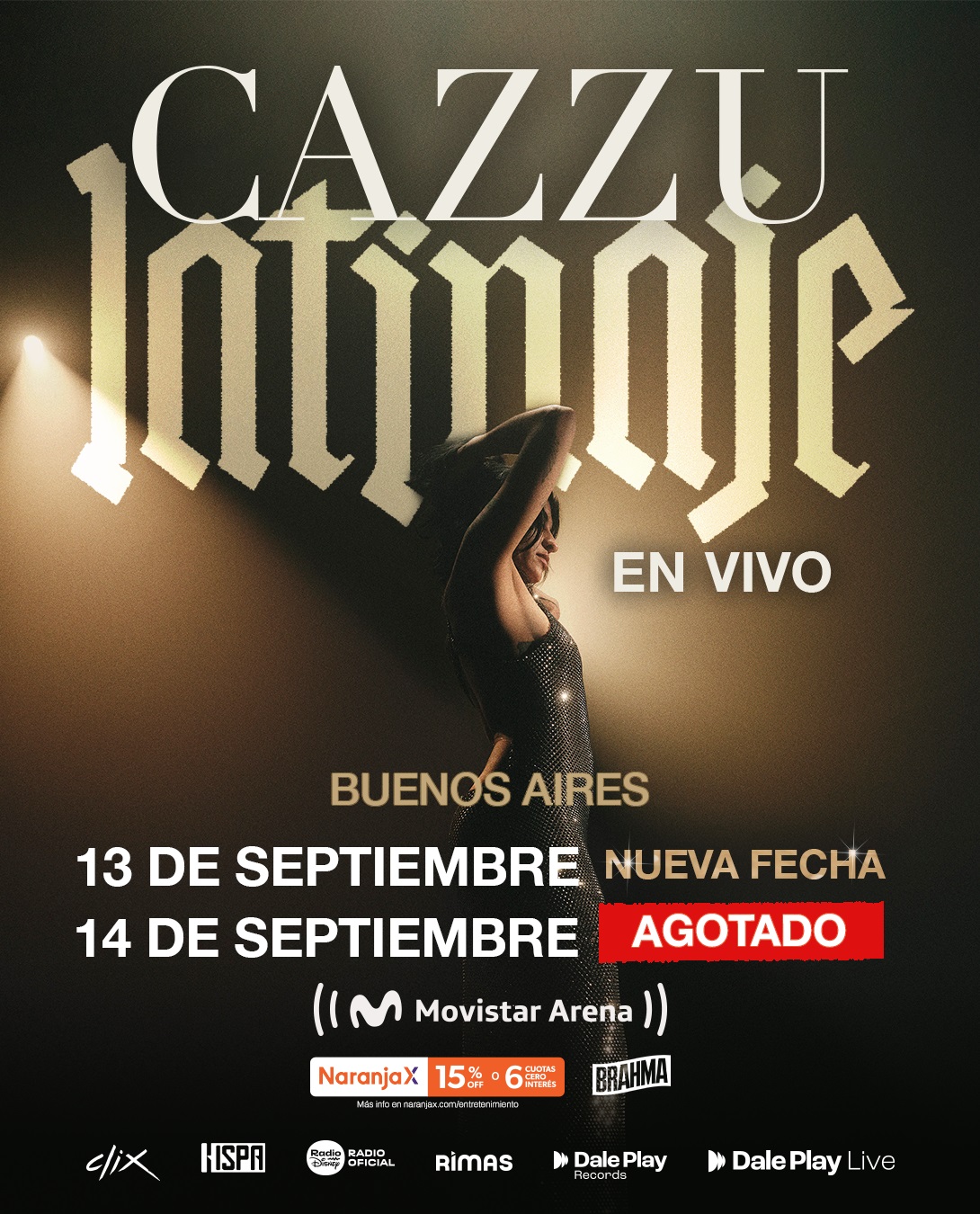 Cazzu agotó en minutos las entradas y anuncia una nueva fecha en Buenas Aires