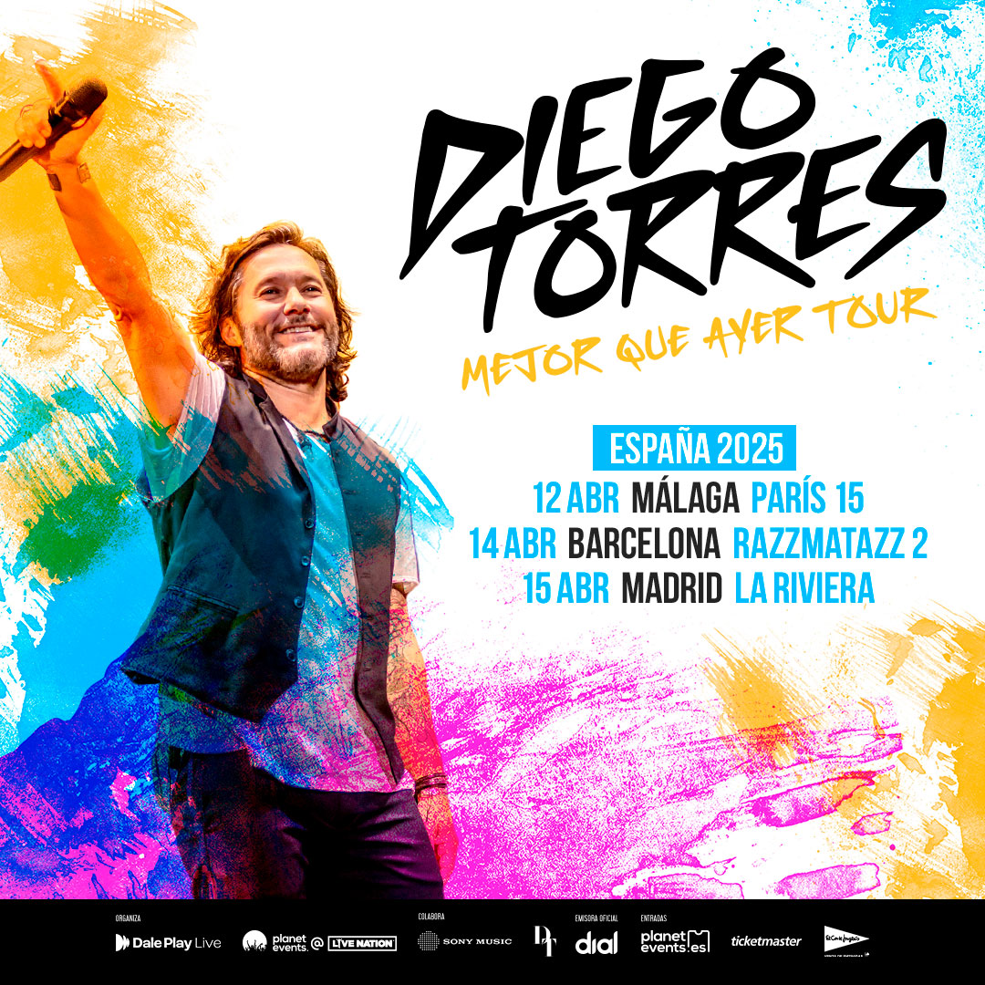 Diego Torres anuncia su Tour &quot;Mejor que ayer&quot; por España