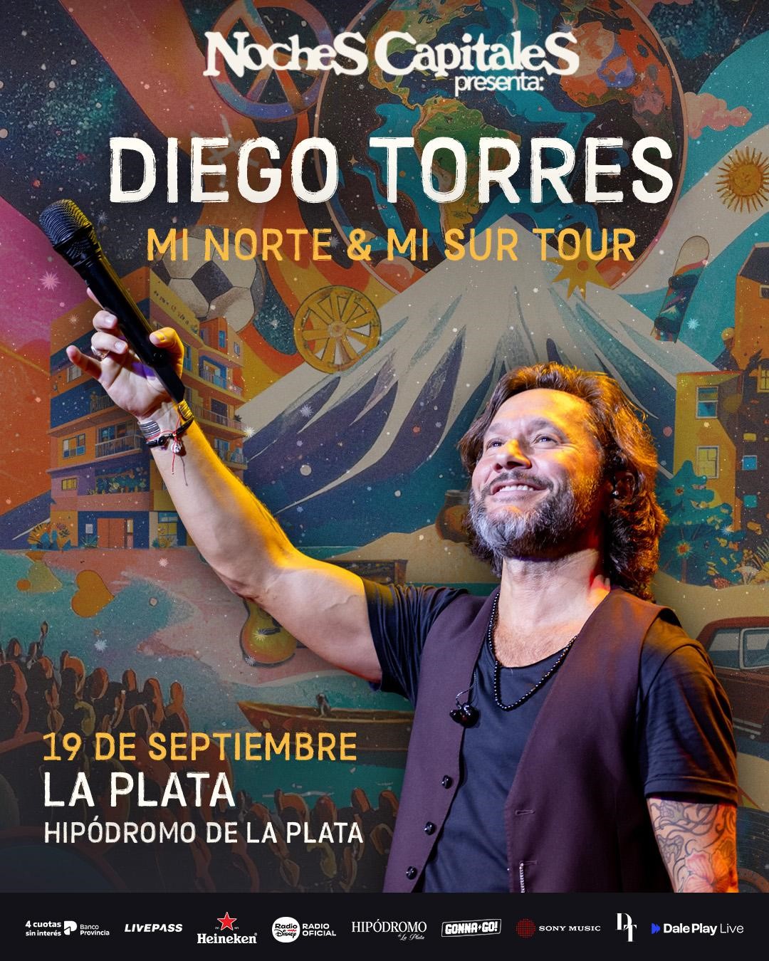 Noches Capitales anuncia su edición 2026, con Diego Torrres como primer artista confirmado