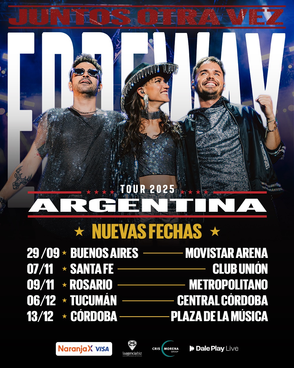 ERREWAY NUEVAS FECHAS