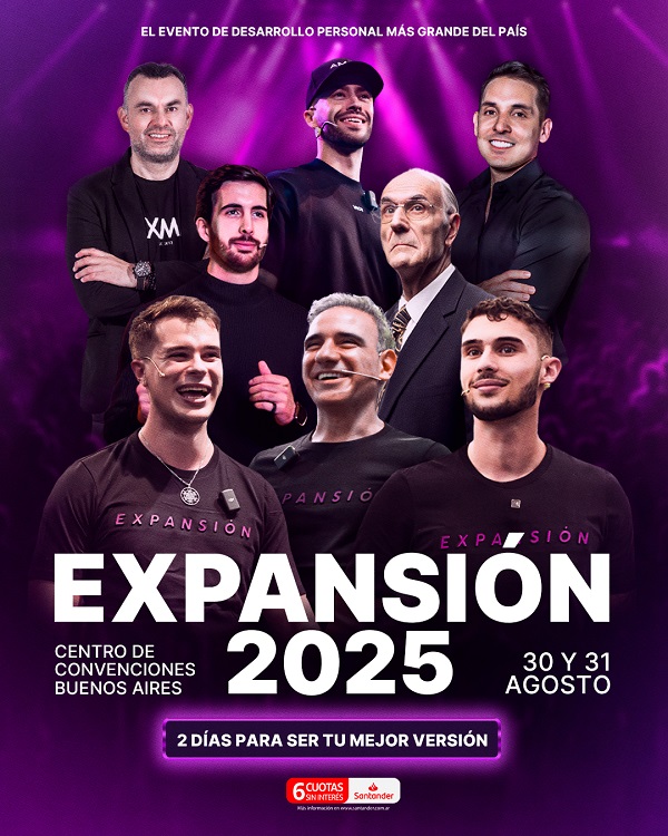 Expansión 2025: el evento de desarrollo personal más grande del país
