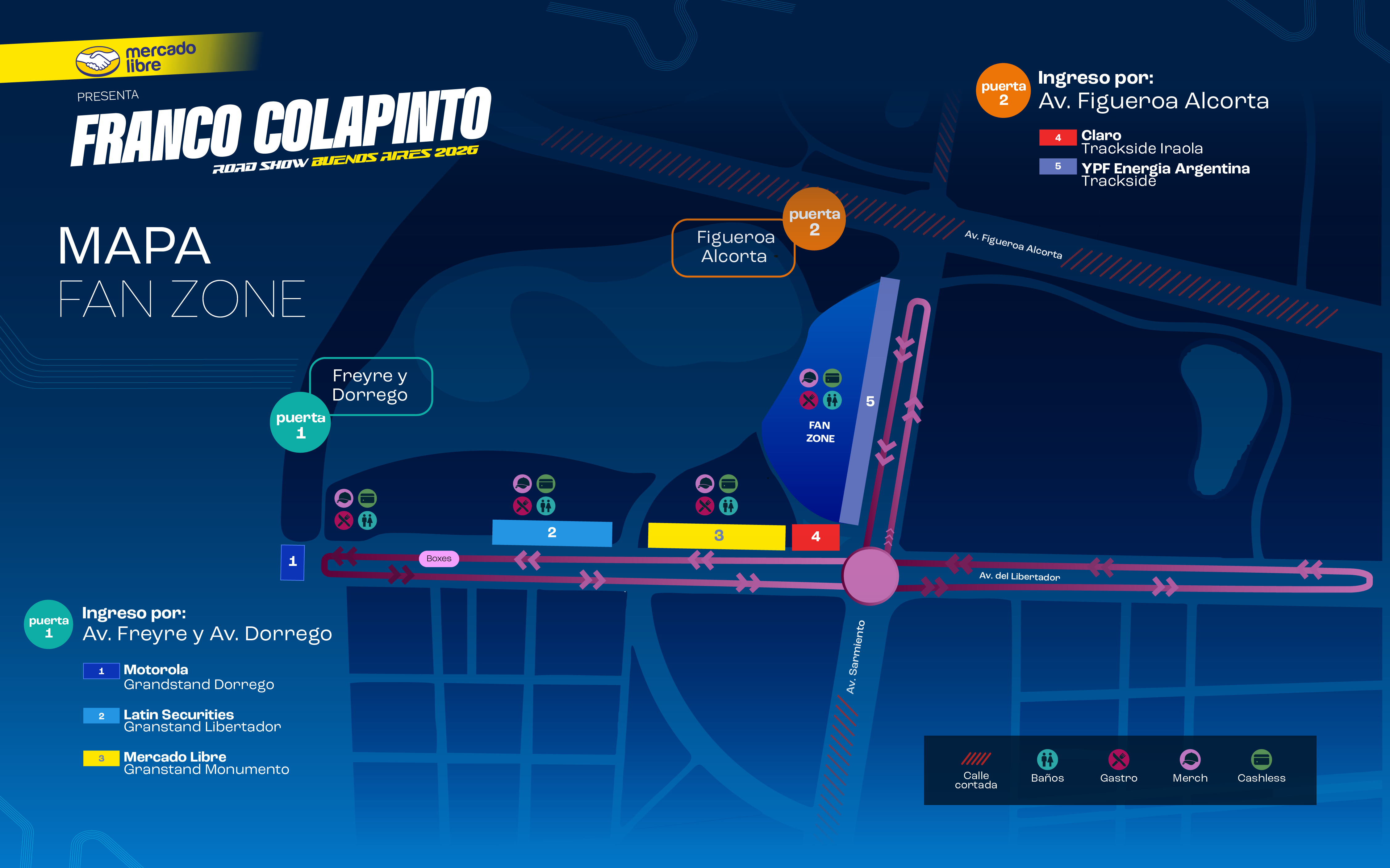 Franco Colapinto Road Show Buenos Aires 2026: Información importante