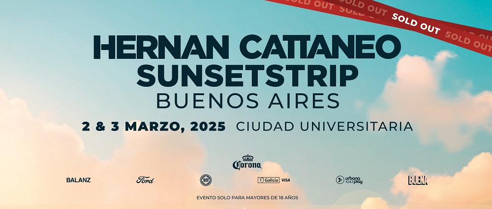 Hernán Cattaneo Sunsetstrip Buenos Aires: todo lo que tenés que saber para disfrutar de esta experiencia