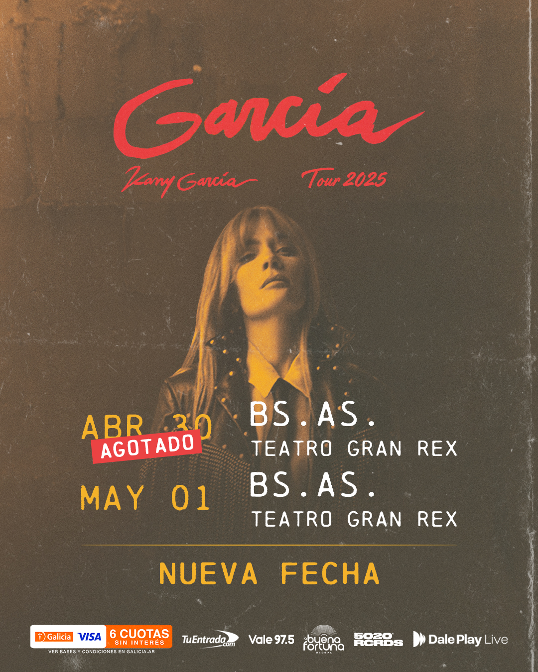 Kany Garcia suma una segunda fecha en el teatro Gran Rex