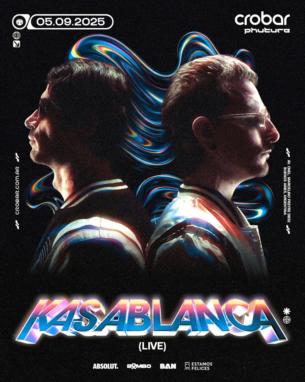 El inigualable dúo techno, Kasablanca llegará a la Argentina con su Tour "Live in Latin America"