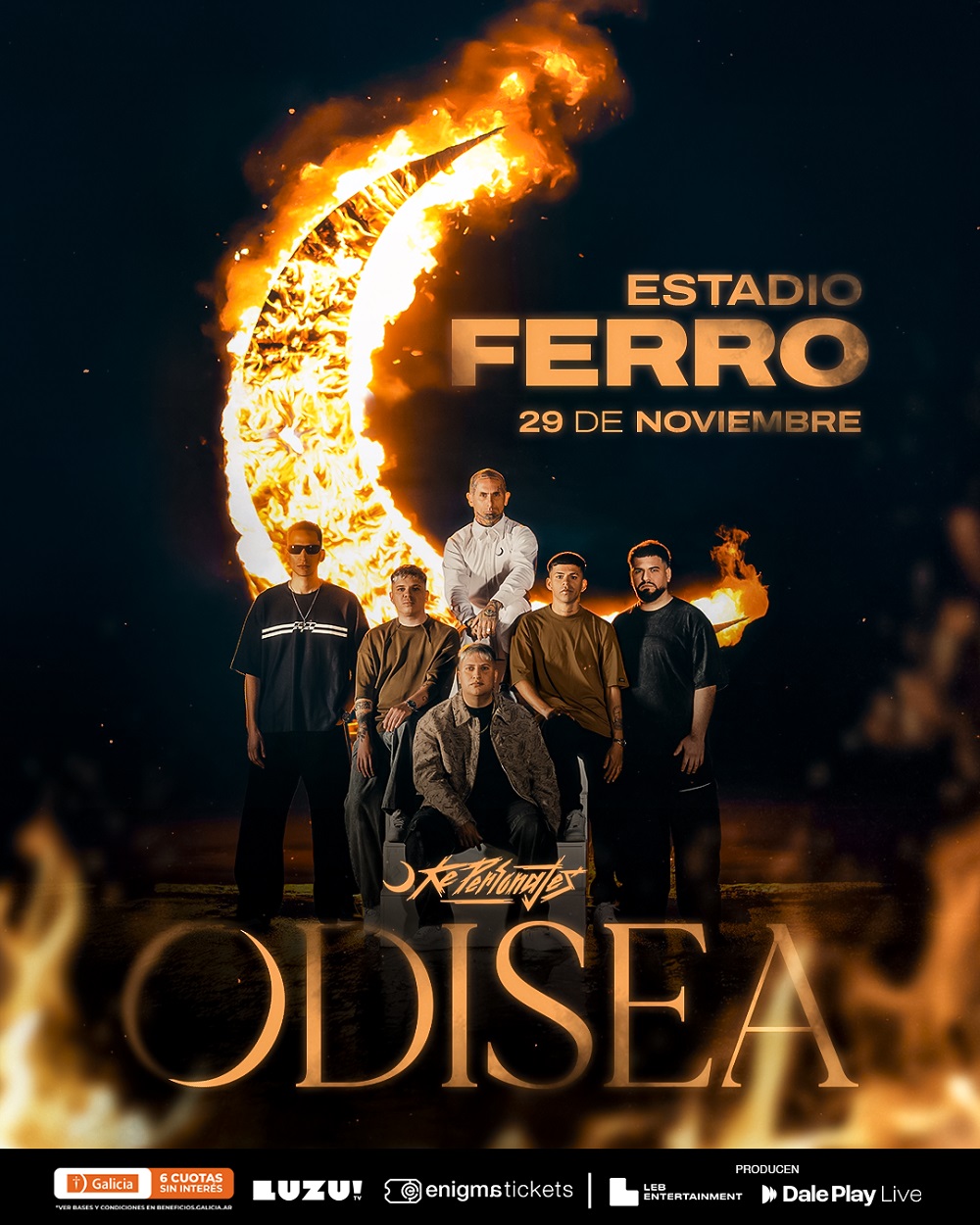 Ke Personajes revoluciona a sus fanáticos anunciando "Odisea", su primer show en el Estadio Ferro