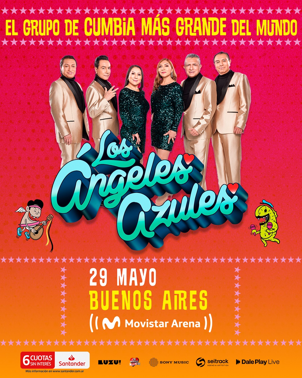 Los Ángeles Azules anuncian su esperada llegada a la Argentina en 2026