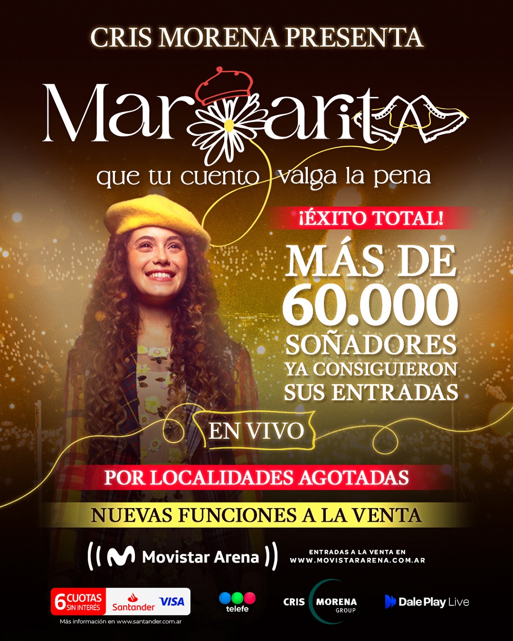  MARGARITA suma una octava función en el Movistar Arena