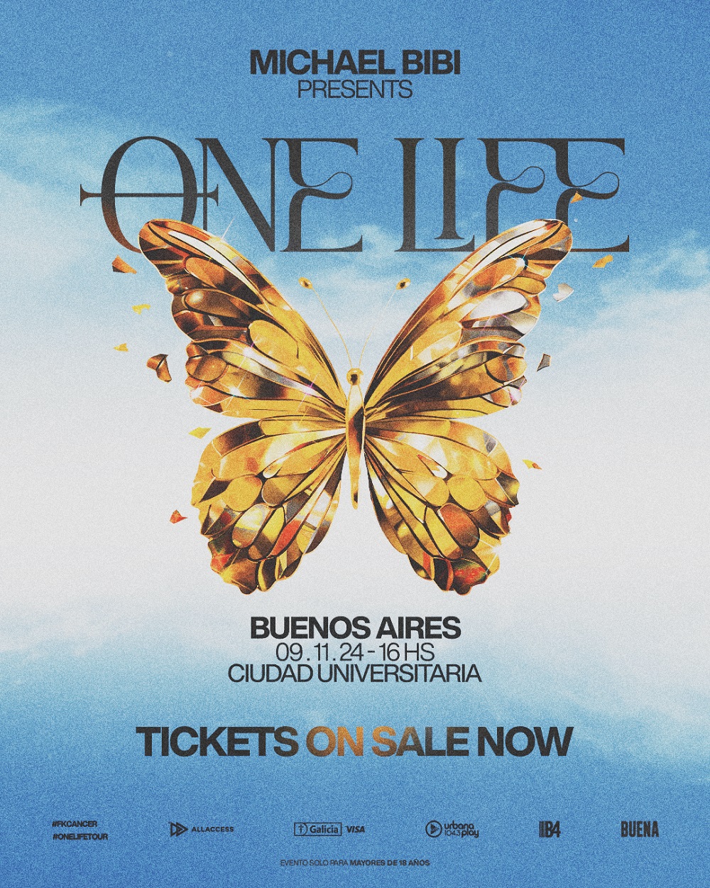 Michael Bibi presenta "One Life" en Buenos Aires