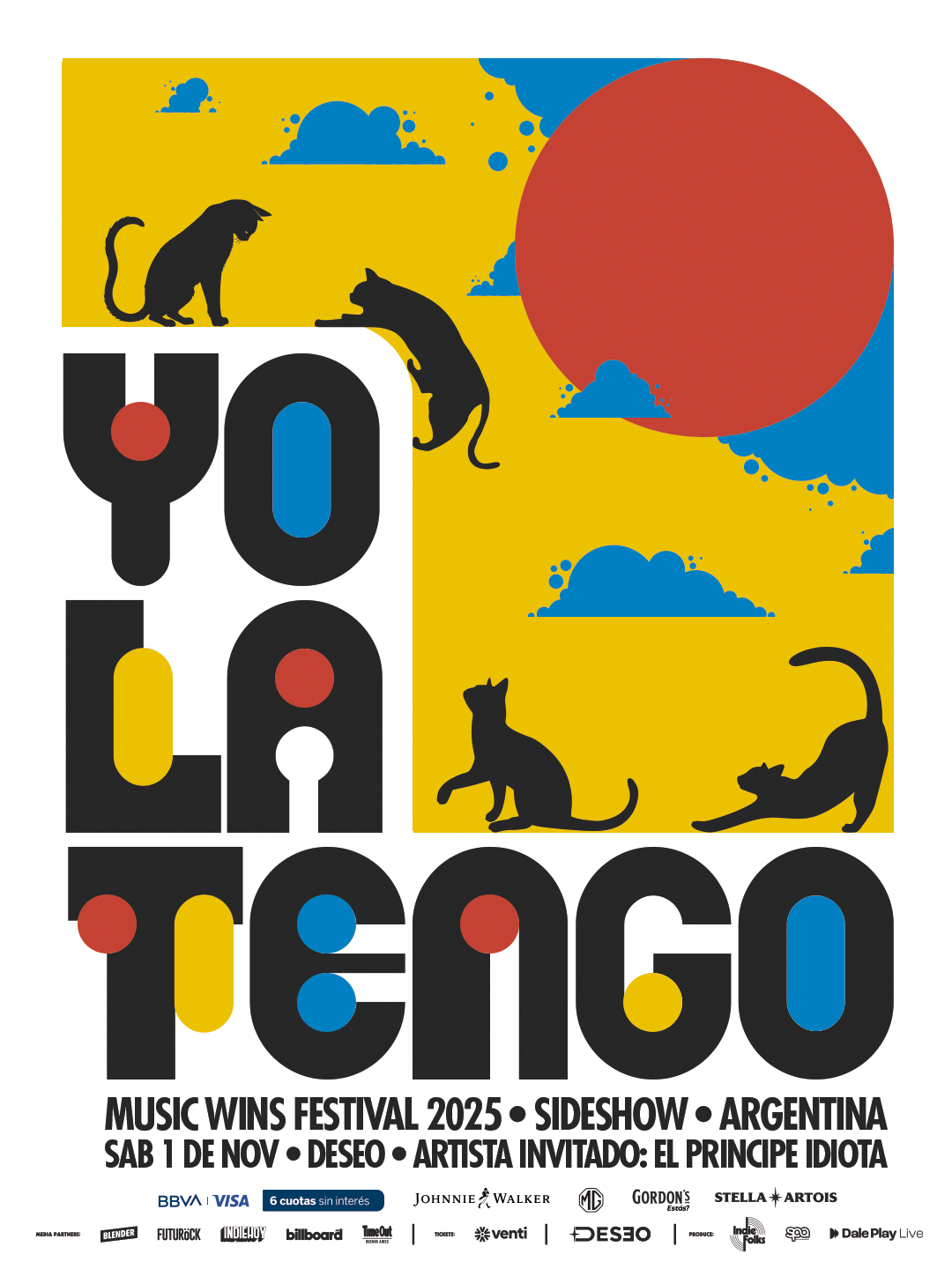 Yo La Tengo junto a El Principe Idiota sideshow Music Wins