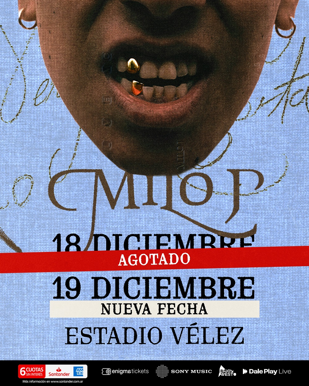 Milo J agota y suma una nueva noche en el mítico Estadio Vélez