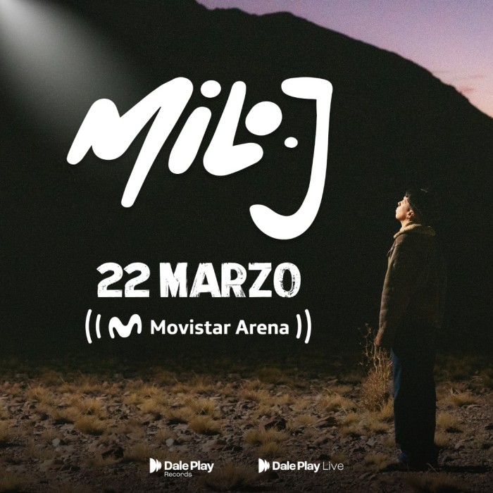 De Morón a las grandes ligas, MILO J anunció un Movistar Arena