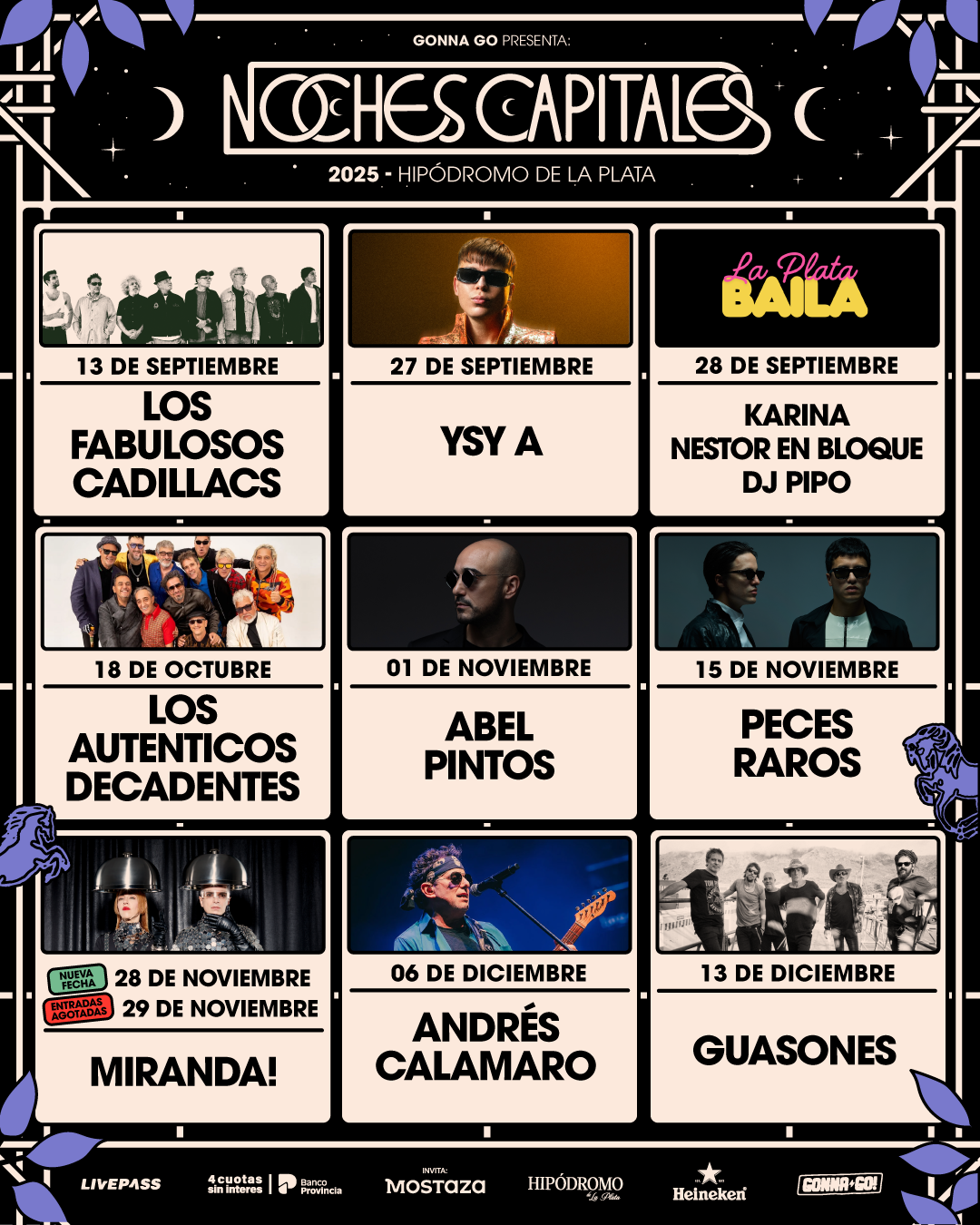 LINE UP ACTUALIZADO