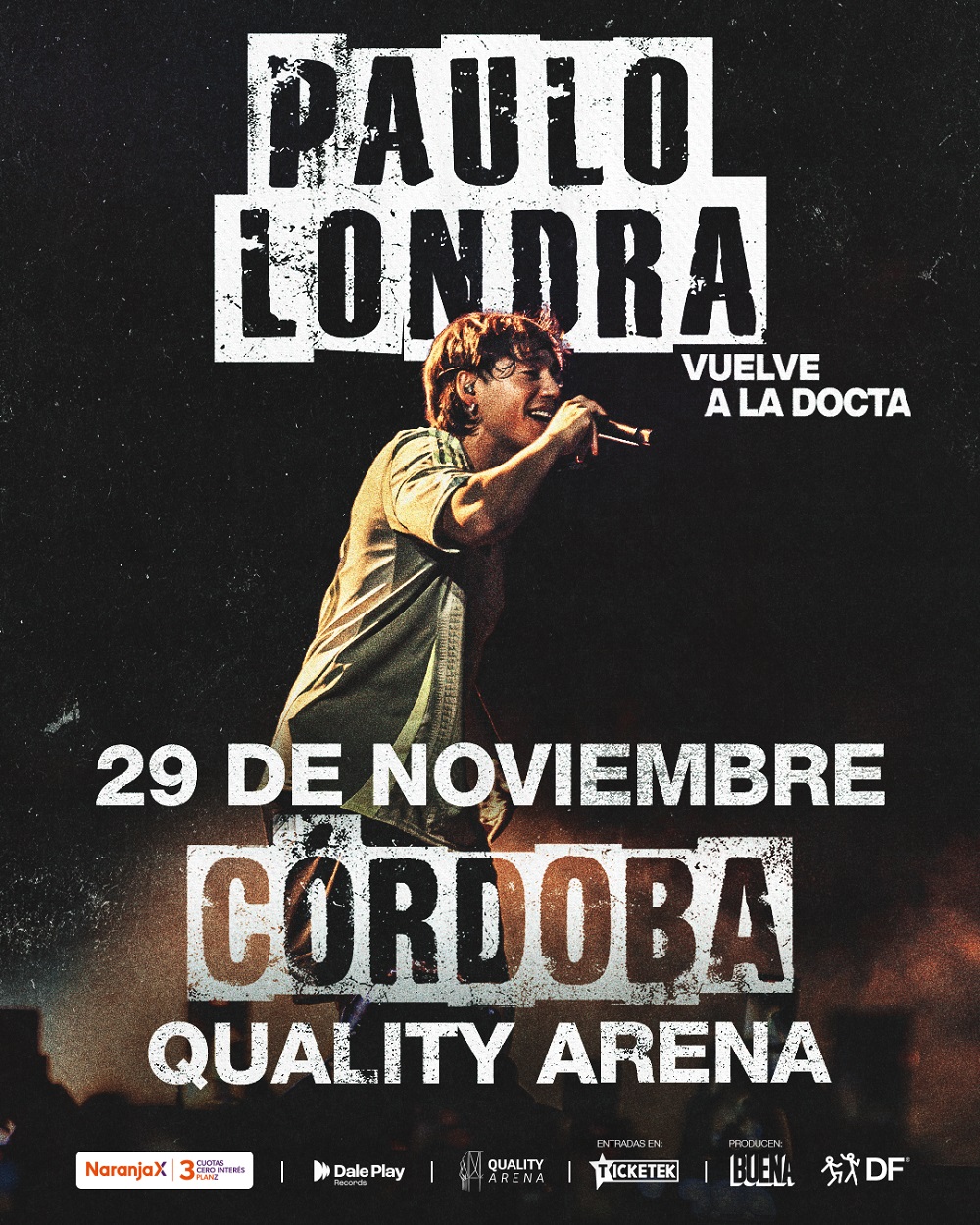 Paulo Londra cierra su gran gira en casa ¡Regresa a Córdoba con un show que promete ser histórico!