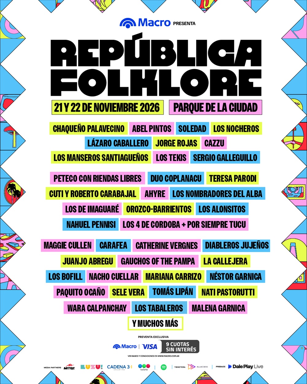 República Folklore: El primer gran festival de folklore en la Ciudad de Buenos Aires anuncia su grilla artística