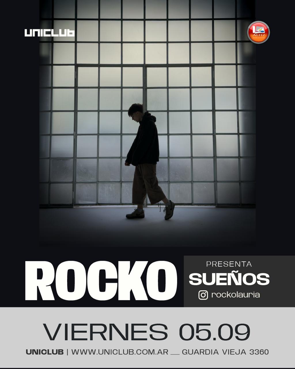 Rocko presenta su EP completo "Sueños" en Uniclub