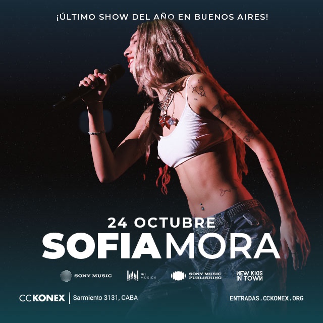 Sofia Mora cierra el año con un show único en Buenos Aires presentando su nuevo EP "El mundo real"
