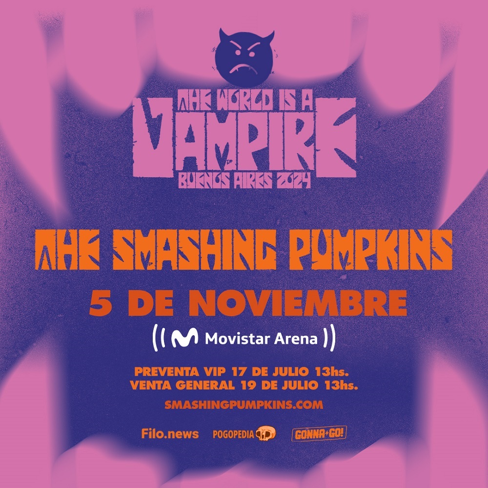 The Smashing Pumpkins, tras 9 años confirmó su visita a la Argentina con un show legendario y su formación original