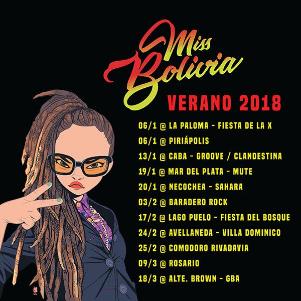 Miss Bolivia continúa con gran éxito su gira de verano 2018 y prepara el lanzamiento de su nuevo single!