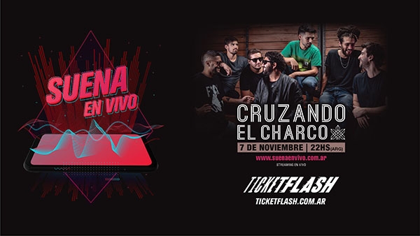 Suena En Vivo: Cruzando El Charco anuncia su show vía streaming el próximo 7 de Noviembre!