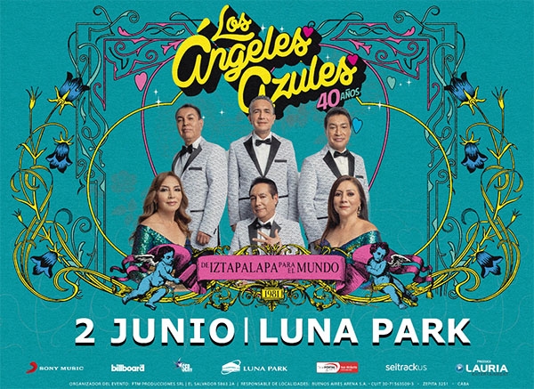 LOS ANGELES AZULES llegan a Buenos Aires con todo su ritmo y alegría: 2 de Junio, Estadio Luna Park