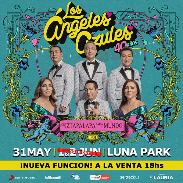Tercer Luna Park | LOS ÁNGELES AZULES volvieron a agotar y anuncian nueva fecha!