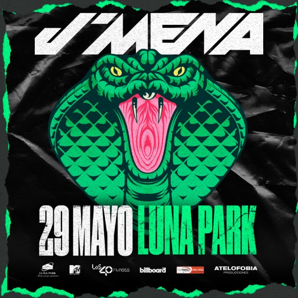 J MENA: La Cobra llega al Estadio Luna Park, 29 de mayo 2020!