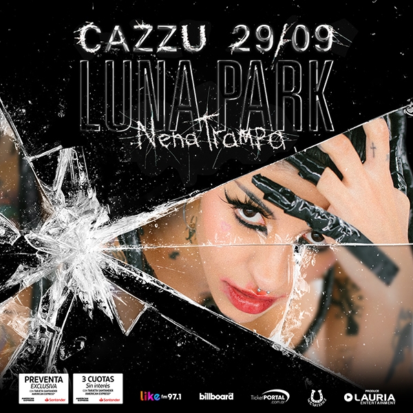 Cazzu regresa a los escenarios con su nuevo álbum: 29 de Septiembre, Estadio Luna Park!