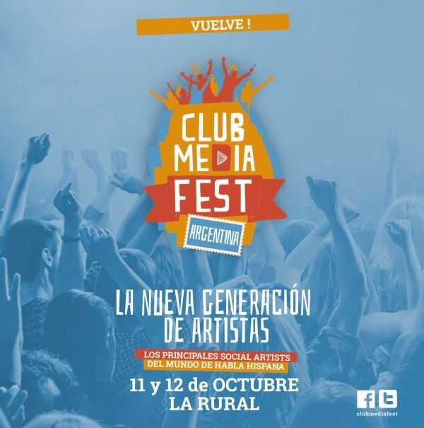 Club Media Fest inicia gira por Latinoamérica: 11 y 12 de Octubre en Argentina!