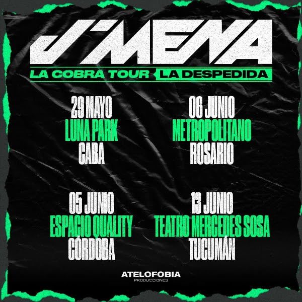 J MENA anuncia nuevos shows y despide La Cobra Tour!