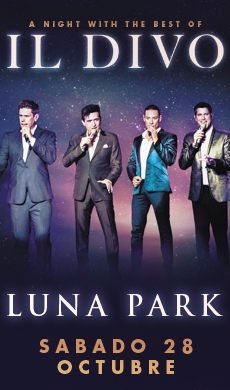 IL DIVO anuncia su gira y show en Argentina! 28 de octubre, Estadio Luna Park!