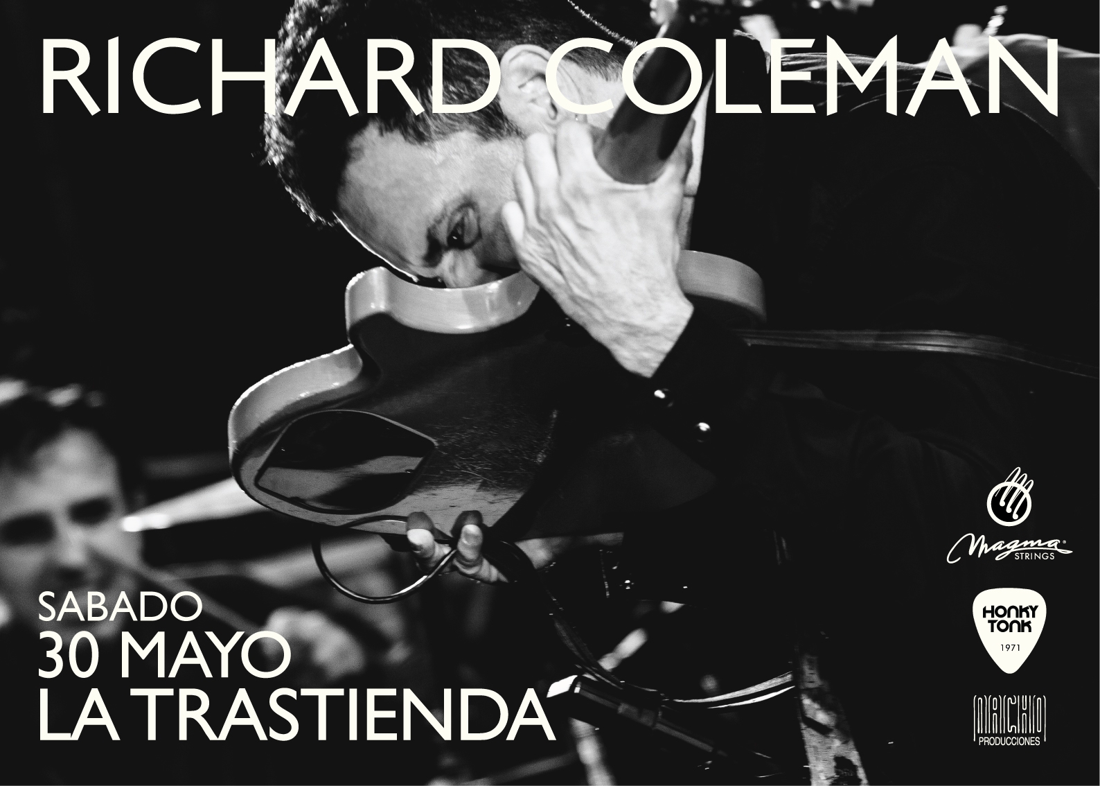 Richard Coleman, anuncia nuevo show en Capital, 30 de Mayo en La Trastienda!