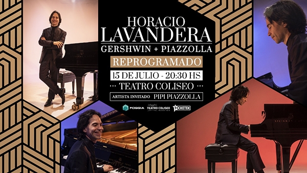 Show reprogramado: Horacio Lavandera 15 de julio, Teatro Coliseo