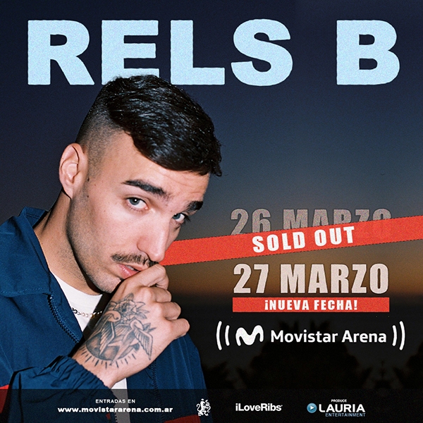 RELS B rompe récord histórico de ventas y suma nueva fecha en el Movistar Arena! Localidades ya a la venta!