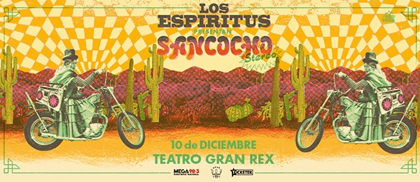 Los Espíritus: 10 de diciembre en el Teatro Gran Rex presentando "Sancocho Stereo"