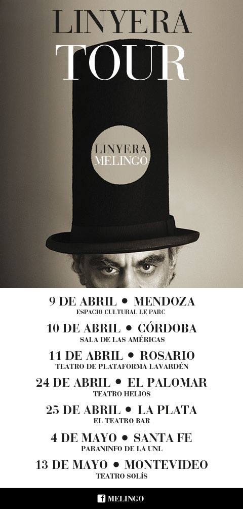 Melingo anuncia su "Orquesta Linyera Tour 2015" en Argentina!
