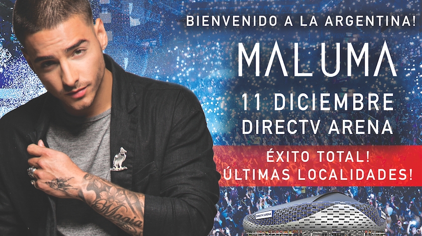 MALUMA llegó a la Argentina y comenzó su impresionante gira #MalumaWorldTour!