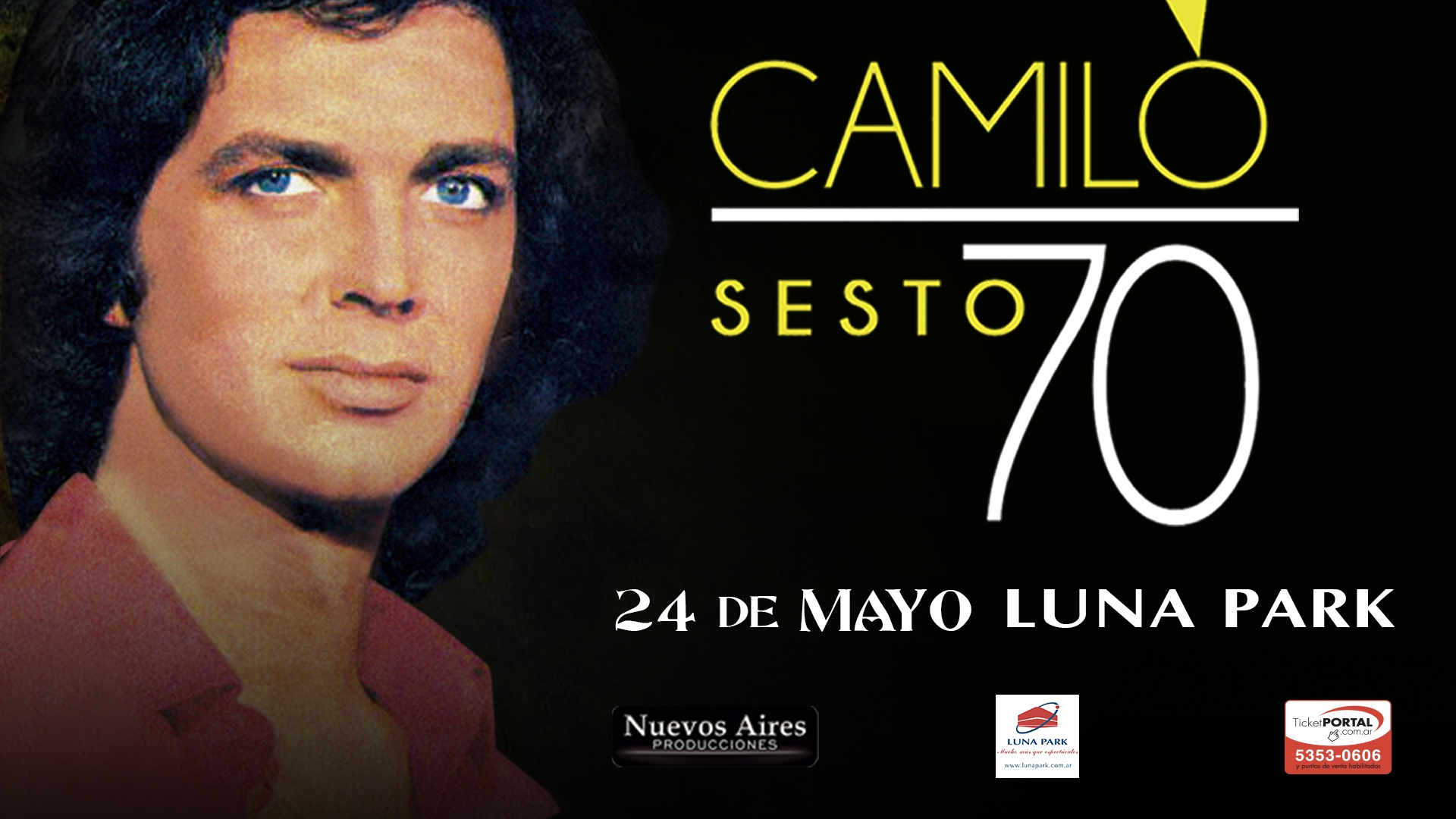 Camilo Sesto "Tour 2017", 24 de mayo en Argentina, Estadio Luna Park!