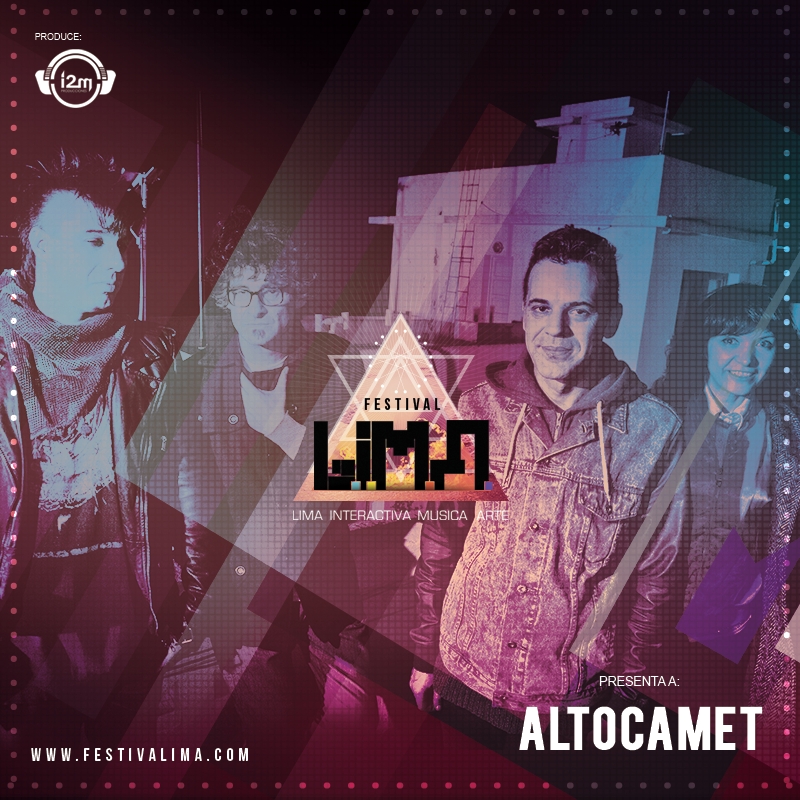 Altocamet desembarca nuevamente en Perú en el Festival L.I.M.A junto a Zoé y Catupecu Machu, entre otros!